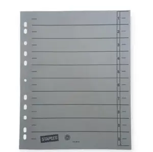 A4 Linierte Trennblätter - 100 Blatt 180g/m² Papier