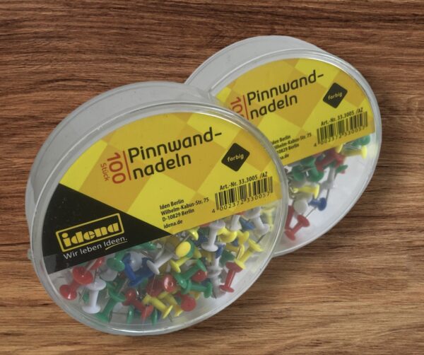 Idena Pinnwand-nadeln 100 Stück