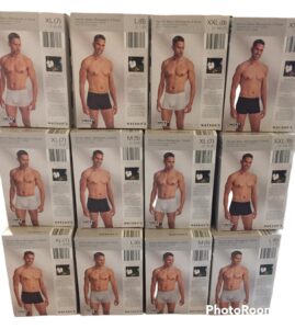  Boxershorts BASIC Baumwolle Bio Elasthane Lycra 3er Pack